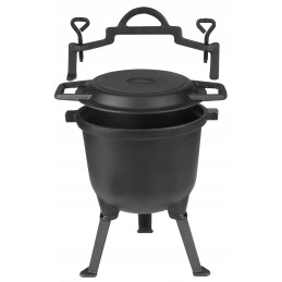 Medžioklės katilas kepsniams 8l ketaus mk203 Rossner grilis