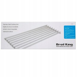 Broil king - grotelės iš 8 mm barono nerūdijančio plieno strypų | karūna | karūna klasikinė - 43,3 cm × 16 cm - 1 vnt.