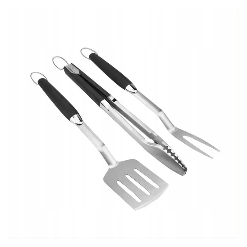 Profesionalus nerūdijančio plieno kepsninės indų rinkinys, 3 vnt