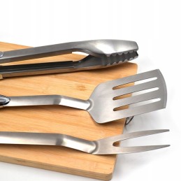 Profesionalus nerūdijančio plieno kepsninės indų rinkinys, 3 vnt