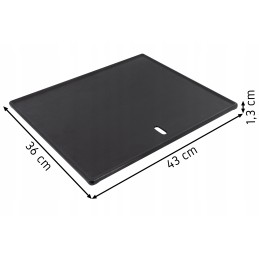 Ketaus grotelių plokštė dujiniam griliui Yoer GG01s/02s