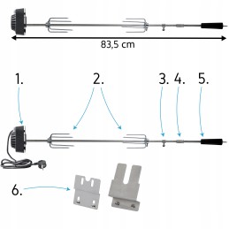 Rozen sukamoji dujinė grilis yoer gg03s
