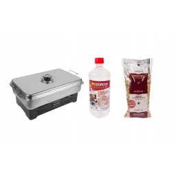 Nešiojama namų rūkykla medienos drožlių kuras browin 330011