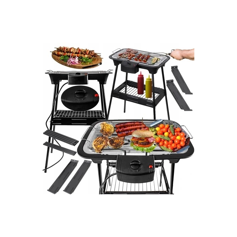 ⭐⭐ Stovimojo stalo balkono elektrinė grilis 2400w⭐⭐