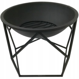 Židinys, sodo laužavietė, grilis, grotelės, dubuo, 43 cm