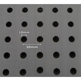 Masyvaus plieno židinio krosnelės grotelės 45x30 1cm