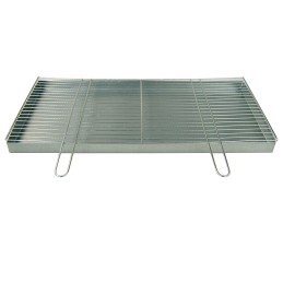 Chromuotos grilio konstrukcijos grotelės 82x43 su pakura/pelenu