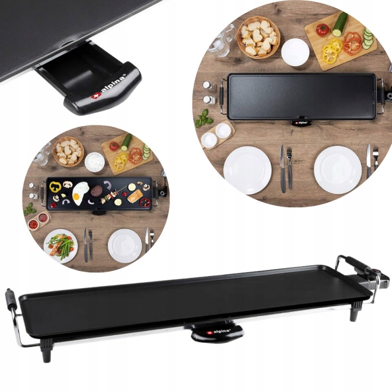 Alpina teppanyaki grilio plokštė, kurios galia 1800 vatų