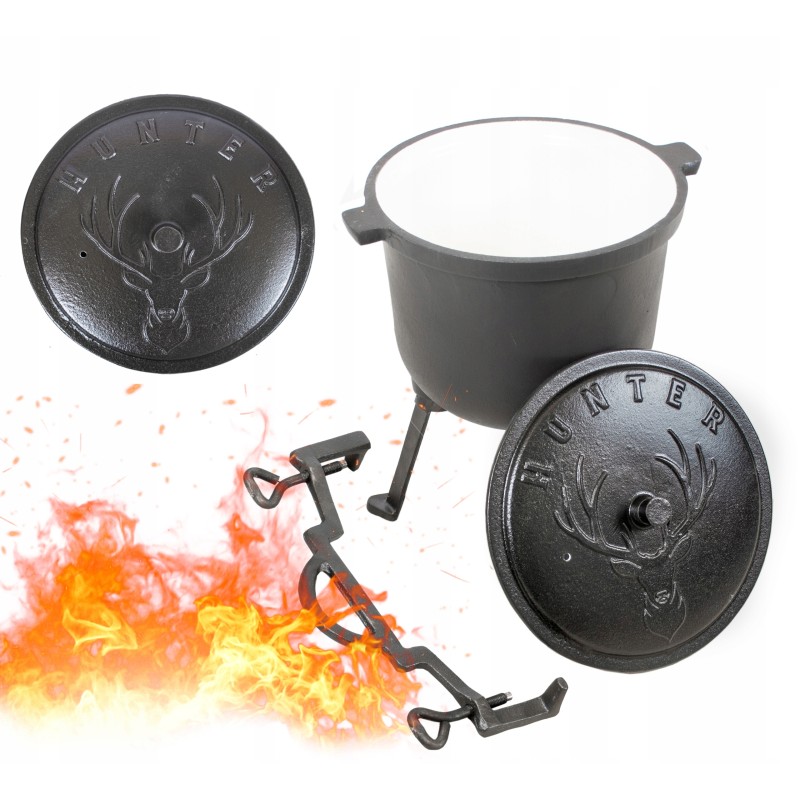 Emaliuotas ketaus puodas, 4l