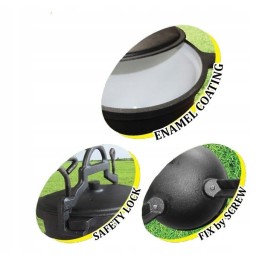 Ketaus medžioklės puodas 4l emaliuotas Kinghoff kh-2241