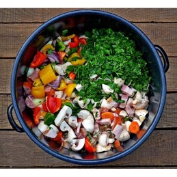 Emaliuotas ketaus puodas, 4l