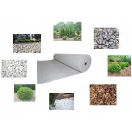 Agrotekstilė agrotekstilė 160 cm 70 gr/m2 storio tvirtas kilimėlis nuo piktžolių