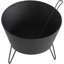 Židinys, sodo laužavietė, grilis, grotelės, dubuo, 44,5 cm