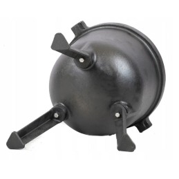 Ketaus 4 litrų medžioklės puodas, emaliuotas