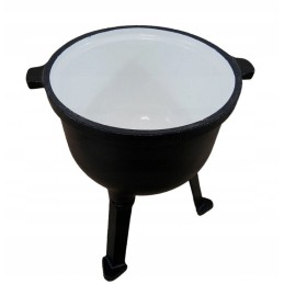 Ketaus 4 litrų medžioklės puodas, emaliuotas