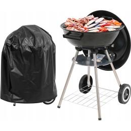 Sodo grilio anglis grilis, apvalus dangtelis ant ratukų, uždengimas pūstuvu