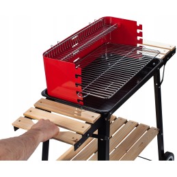 Grillmaster Redbend GM2000 anglies grilis + pūstuvas