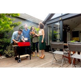 Grillmaster Redbend GM2000 anglies grilis + pūstuvas