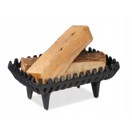 Ketaus židinio grotelės su kojelėmis 37 x 26 cm