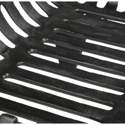 Ketaus židinio grotelės su kojelėmis 37 x 26 cm