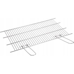 Grilio grotelės 72 5 x 40cm, nerūdijančio plieno Sauvic