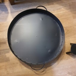 ⭐ Sodo kepsninė su anglimis, stabilus trikojis, 2 viename laužavietė ⭐