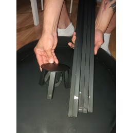 ⭐ Sodo kepsninė su anglimis, stabilus trikojis, 2 viename laužavietė ⭐