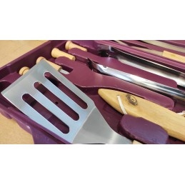 Grilio reikmenų rinkinys Landmann lagamine