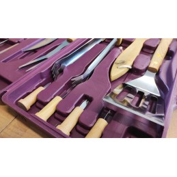 Grilio reikmenų rinkinys Landmann lagamine