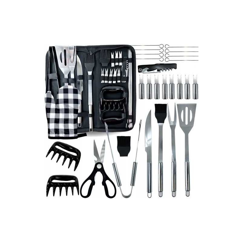 ⭐⭐Keliaus rinkinys, priedai, įrankiai, kepsninės įrankiai 24 viename rinkinys + dėklas⭐⭐