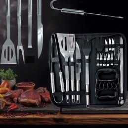 ⭐⭐Keliaus rinkinys, priedai, įrankiai, kepsninės įrankiai 24 viename rinkinys + dėklas⭐⭐