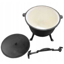 Ketaus medžioklės puodas 4l, emaliuotas, Kinghoff kh 2241