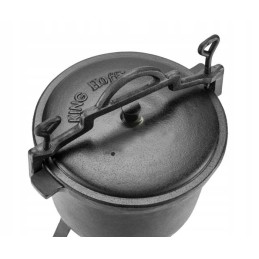 Ketaus medžioklės puodas 4l, emaliuotas, Kinghoff kh 2241