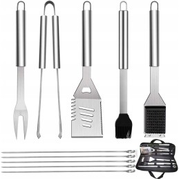 ✅ kepsninės komplektas, šašlykinės stalo įrankiai, 10 vnt