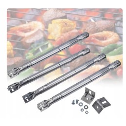 ⭐4 dujinis grilio vamzdžių degiklis, skirtas anglies kepimui⭐