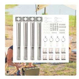 ⭐4 dujinis grilio vamzdžių degiklis, skirtas anglies kepimui⭐