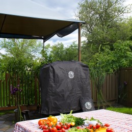 Vandeniui atsparus grotelių dangtis sodo baldams 145 x 60 x 118 cm