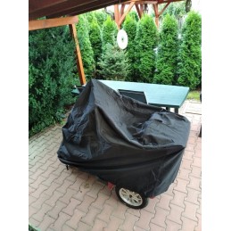 Vandeniui atsparus grotelių dangtis sodo baldams 145 x 60 x 118 cm