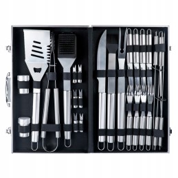 Dovanų kepsnių rinkinys 26 viename lagamine