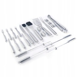 Dovanų kepsnių rinkinys 26 viename lagamine