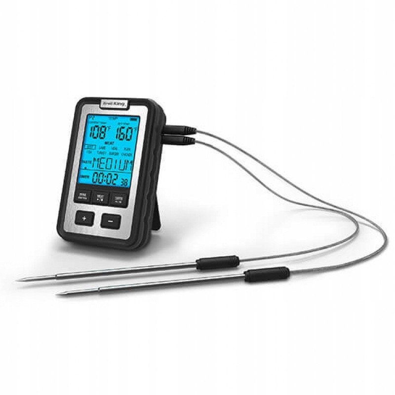 Termometras su dviem aukščiausios kokybės zondais