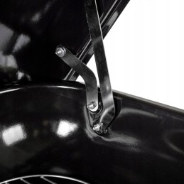 Sodo kepsninė su dangčiu ant ratukų ir cirkuliacijos reguliavimu, grotelės 40x45 cm