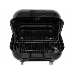 Sodo kepsninė su dangčiu ant ratukų ir cirkuliacijos reguliavimu, grotelės 40x45 cm