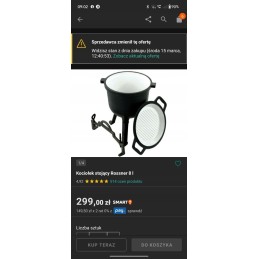 Emaliuotas ketaus puodas, 8l Rossner