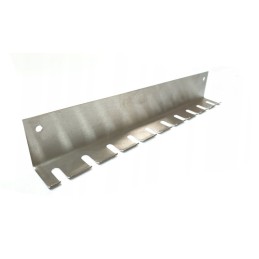 Nerūdijančio plieno kepimo šakės 140 cm, rinkinyje 10 vnt + kabykla