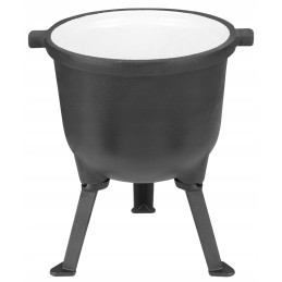 Rossner 8 l emaliuotas ketaus katilas virš ugnies