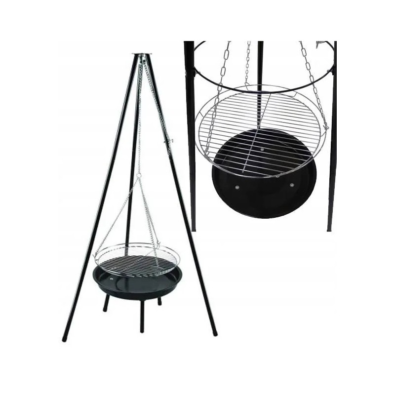 Sodo kepsninė, pakabinamas trikojis, 52 cm apvalus