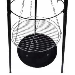 Sodo kepsninė, pakabinamas trikojis, 52 cm apvalus