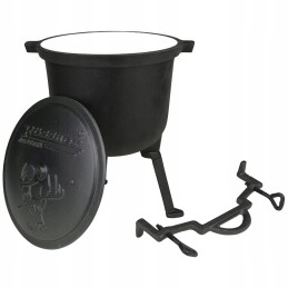Emaliuotas ketaus puodas Rossner 2in1 5 l (mk102)