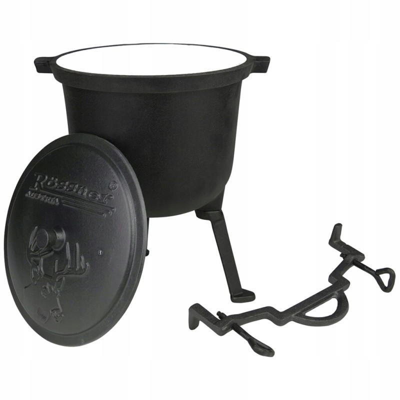 Emaliuotas ketaus puodas Rossner 2in1 5 l (mk102)
